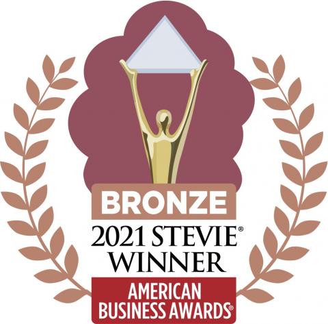 Stevie Award 2021 Bronze Winner