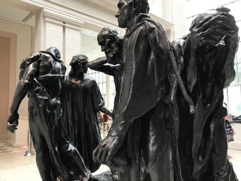 Les Bourgeois de Calais (The Burghers of Calais) by Auguste Rodin, photo credit @jimcaruso