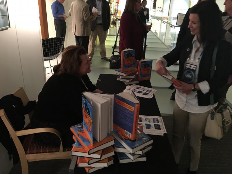 Lora M. Cecere, book signing, Elemica event, Philadelphia, PA photo credit @jimcaruso