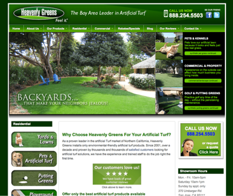 HG Website Redesign. Website redesign for Heavenly Greens, WordPress, Hubspot