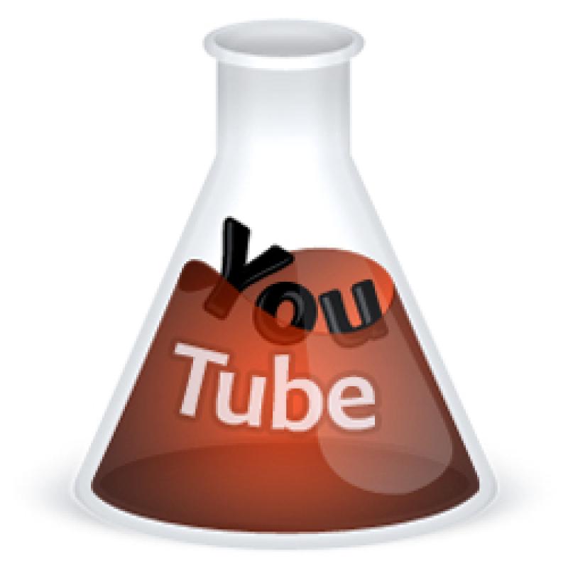 Beaker Red Social Media Social Network Icon YouTube YouTube.com